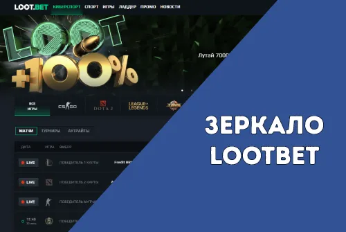 Зеркало Lootbet